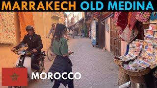 Walking around MARRAKECH's old MEDINA