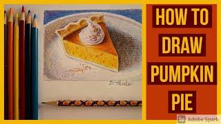 How to Draw Pumpkin Pie