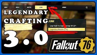 Fallout 76 PTS: Legendary Dust is Gone. Legendary Crafting Version 3.0.