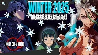 Die WICHTIGSTEN Anime für Winter 2025! ⏱️ 1 Anime in 1 Minute ⏱️