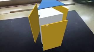 NET of a triangular prism in AR