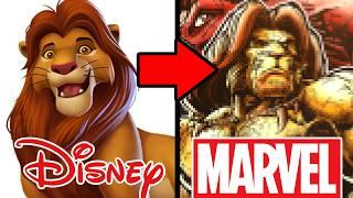 MARVEL ARTIST vs DISNEY CHARACTERS? LION KING | ALADDIN | MICKEY MOUSE | BUZZ LIGHTYEAR