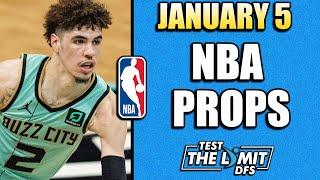 TOP 4 BEST NBA Player Prop Picks | Sunday 1/5/2025