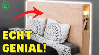 So baust du dir eine RÜCKWAND für dein BETT! | Bett Kopfteil selber machen | Jonas Winkler