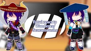 Fatui react to Wanderer/Scaramouche [] Gacha Club [] Genshin Impact [] by: Selena