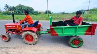 Homemade Mini Mahindra 275 Di Tractor | Tractor Video | Jcb Tractor | Jcb Cartoon | Jcb Video | Jcb