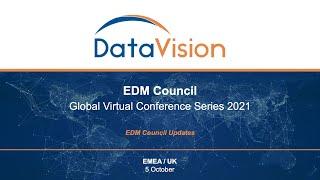 EDM Council Updates – DataVision 2021 EMEA / UK