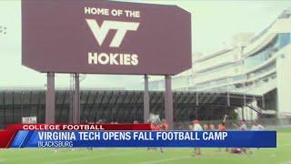 Virginia Tech Hokies 3rd fall football camp practice was intense