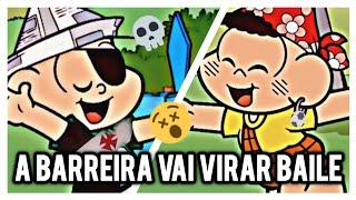 Cebolinha e Cascão cantando A barreira vai virar baile - Vasco