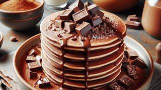 How to make chocolate pancakes/Chocolate pancakes/easy pancakes/easy cooking
