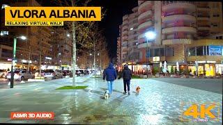 VLORA, ALBANIA  VIRTUAL WALKING TOUR  ORIGINAL SOUNDS  NO COMMENT  ASMR [4K HDR]