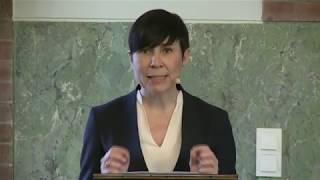 2. Ine Eriksen Søreide, Norwegian Minister of Foreign Affairs Keynote address