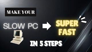 2025 | 5 Ways to Instantly Speed Up Your Slow Computer! I Computer Tips and Tricks