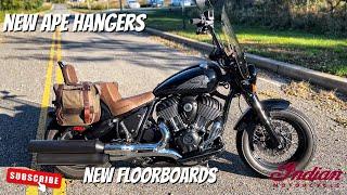 2022 Indian Chief Bobber Update - Handlebars - Floorboards