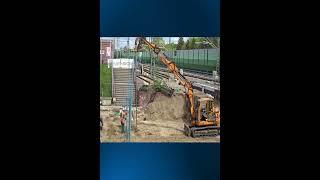 Dresdner Bahn Baustelle Blankenfelde 15.04.2024 (Kampfmittelsondierung)