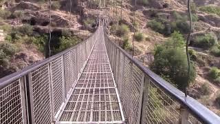 Армения Качающийся мост над пропастью