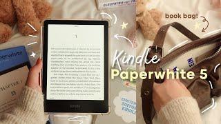 cozy kindle unboxing | deco + book bag! ⭐️