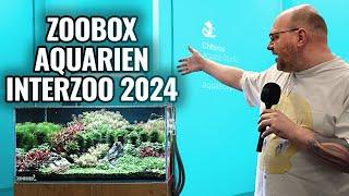 Thomas zeigt die Chihiros-Aquarien auf der Interzoo 2024