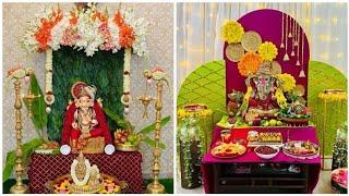 25 Best Vinayaka Chathurdi Decorations 2024||Ganpati decoration ideas for home |Ganesh Decorations