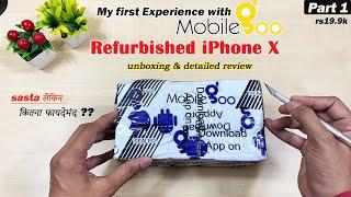 Refurbished iPhone X from Mobilegoo | Unboxing & Detailed review