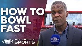 How to bowl fast - Michael Holding's fast bowling masterclass | Wide World of Sports