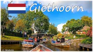  Giethoorn Netherlands Chaotic Boat Tour 4K  ️  (Sunny Day)