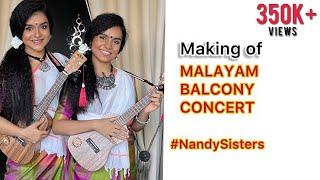 Making of Malayalam Balcony Concert - Nadan Pattukal | Vlog