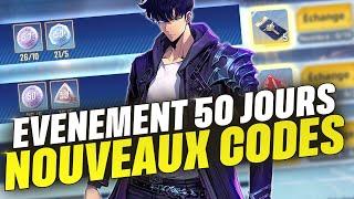 NOUVEAUX CODES & Comment gérer l'événement du 50e jour ! SOLO LEVELING ARISE