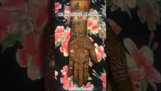 Henna Design|Muskan Mehndi Art#mehndi #mehndidesign #shorts #trending #viral #hennadesign #song