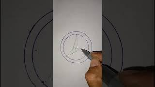 mercedes logo Drowning, mercedes art#trending #drawing #art #meetvils