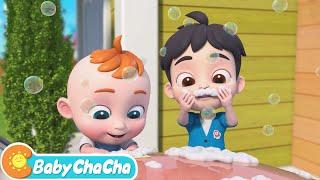 Car Wash Song | Baby ChaCha Nursery Rhymes & Kids Songs