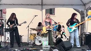 Anti-groupies Rock ‘n’ roll at the Orange County international street fair Chapman Circle