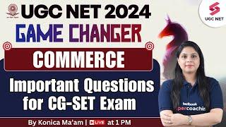 CG SET 2024 Commerce Revision | Important Questions for CG-SET Exam | Konica Mam