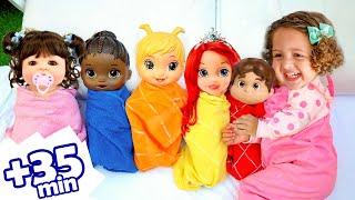 Brincando com Bonecas + Músicas Infantil por Bella Lisa Show