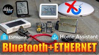 Home Assistant ETHERNET Bluetooth Proxy How To - Lilygo POE ESP32