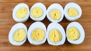 I boil eggs and make an appetizer from them that is eaten first on the holiday table!