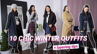 10 CHIC WINTER OUTFITS + LAYERING like a BOSS BABE