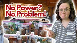 NO POWER? Emergency Meal Kits to keep on hand || Emergency Preparation