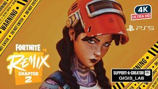 FORTNITE Chapter 2 REMIX JULES Skin Showcase PS5 Gameplay Review 4K HDR