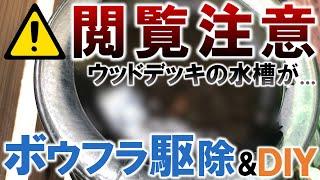 【ガレージライフ】ボウフラ駆除と資材置場整理｜KUBOLABの休日