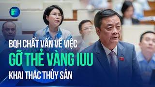 ĐBQH chất vấn về những vướng mắc trong việc gỡ thẻ vàng IUU khai thác thủy sản | VTC1