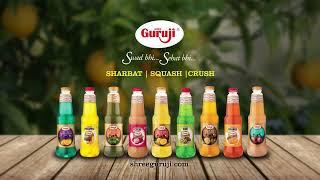 Shree Guruji presents an elite range of Fresh Fruit Squashes, Sharbat, and Crushes.