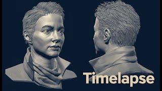 Sculpting Better Heads in Zbrush (Narrated Timelapse)