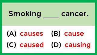 Mixed Grammar Test | If you score over 70% on this quiz,  your English is EXCELLENT!