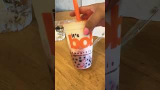 How to drink a Boba smoothies!