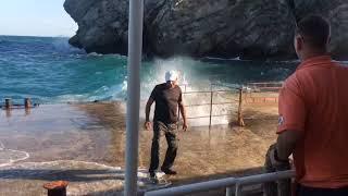 Теплоход АЗОВ ЮБК Ялта Лето 2018