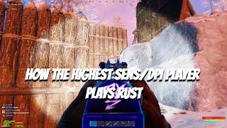 how the highest sens/dpi player plays rust // affinity main roam highlights with SWAGGANG