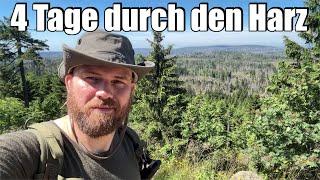 4 Tage alleine durch den Harz wandern | #Waldläufertour 66 | Wandern im Harz