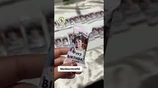 Customized Chocolate cover with photo #chocolate #birthday #gift #trending #shorts #shortvideo