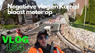 VLOG 154 NEGATIEVE VLOG KAMIEL BLAAST MOTOR OP, MENSEN TE KORT, DRUK WORDT VERHOOGT MET DEADLINES